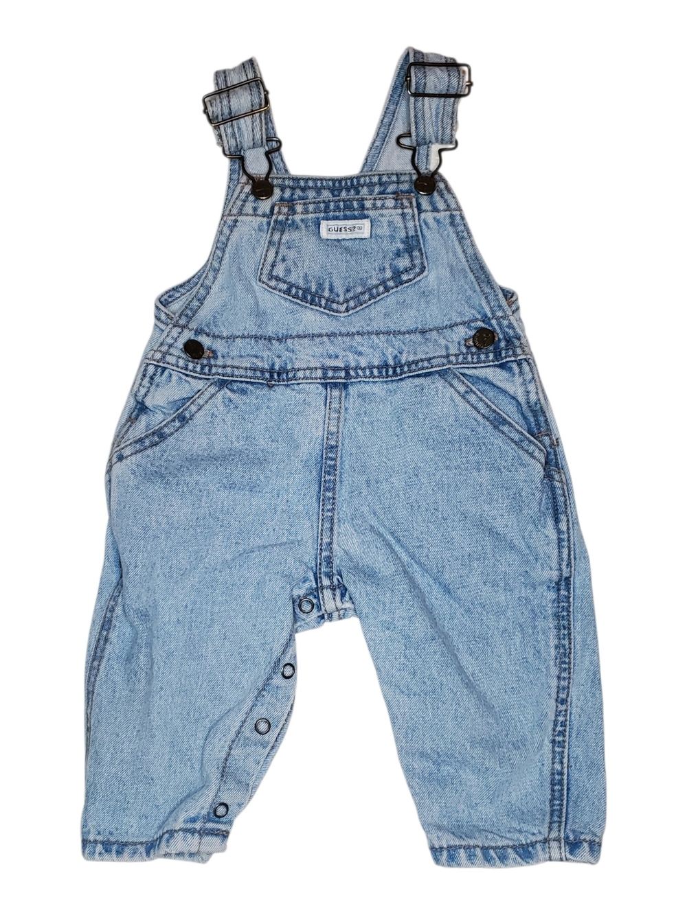 Vintage Guess Denim Overalls Size 12 Months